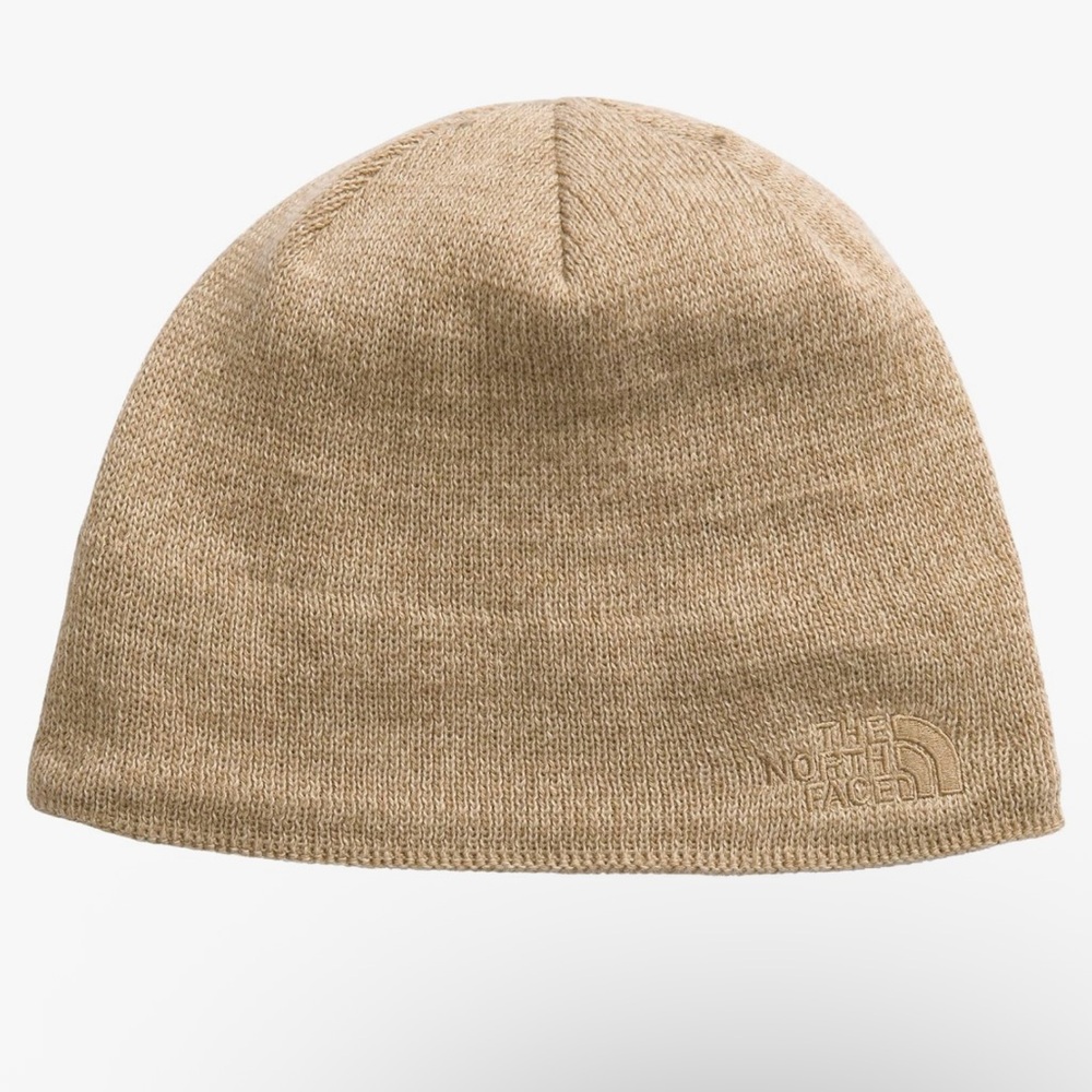 The North Face Khaki Stone Heather Beanie Women’s, Olive Tan - Picture 3 of 6